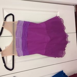 Beautiful Purple Figure Skating Competition Dress